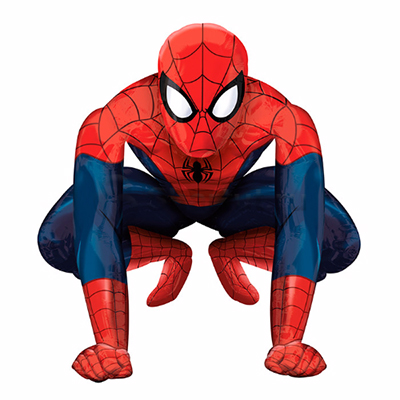 Шар ходячая фигура «Человек паук» 94 см
