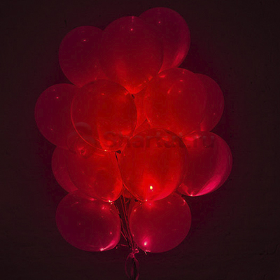 Светящиеся шары с диодами «Красные» 20 шт