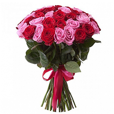 25 роз на день Святого Валентина 60 см